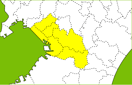 千葉市の地図